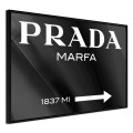 Plakat - Prada (czarny)