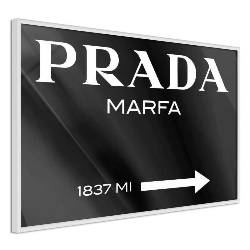Plakat - Prada (czarny)