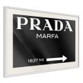 Plakat - Prada (czarny)