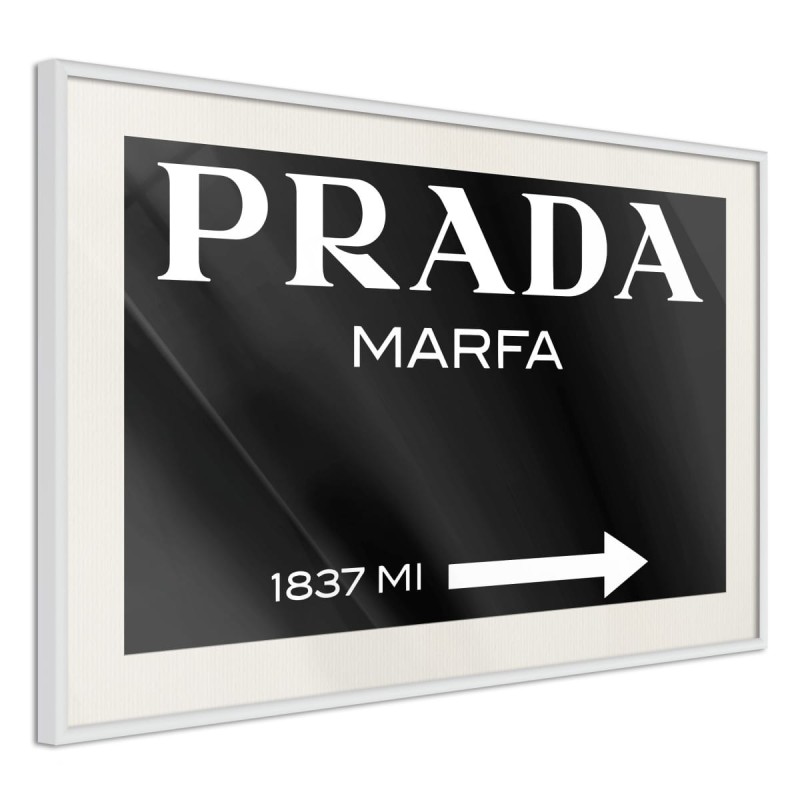 Plakat - Prada (czarny)