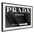 Plakat - Prada (czarny)