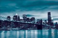 Fototapeta NIEBIESKI BROOKLYN BRIDGE 229