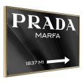 Plakat - Prada (czarny)