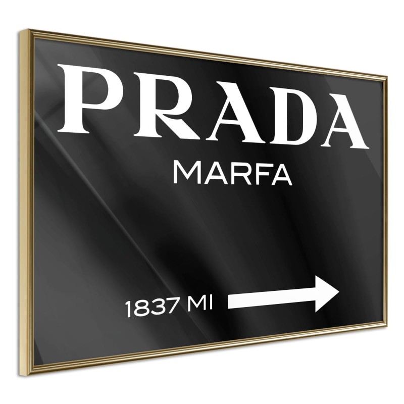 Plakat - Prada (czarny)