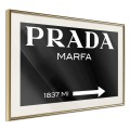 Plakat - Prada (czarny)