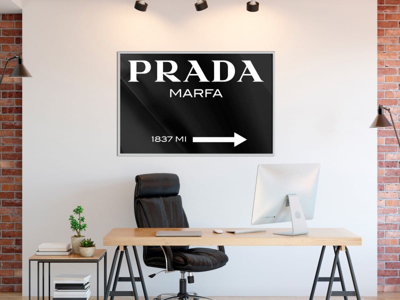 Plakat - Prada (czarny)