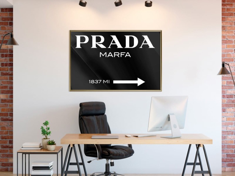 Plakat - Prada (czarny)