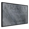Plakat - Prada (szary)