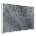 Plakat - Prada (szary)
