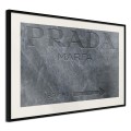 Plakat - Prada (szary)