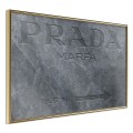 Plakat - Prada (szary)