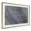 Plakat - Prada (szary)