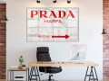Plakat - Prada (czerwony)