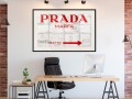 Plakat - Prada (czerwony)