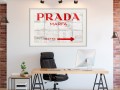 Plakat - Prada (czerwony)
