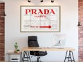 Plakat - Prada (czerwony)
