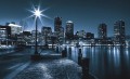 Fototapeta NIEBIESKIE MIASTO NOCĄ 283