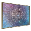 Plakat - Niebiesko-różowa mandala