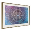 Plakat - Niebiesko-różowa mandala