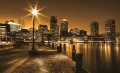 Fototapeta MIASTO NOCĄ W SEPII 285