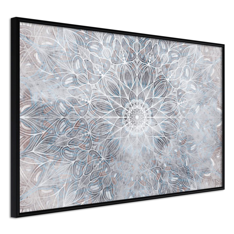 Plakat - Zimowa mandala