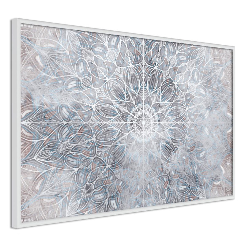 Plakat - Zimowa mandala
