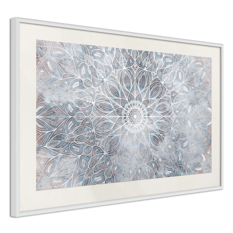 Plakat - Zimowa mandala
