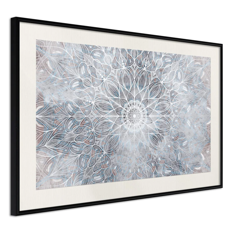 Plakat - Zimowa mandala