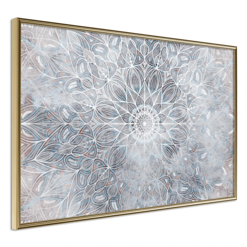 Plakat - Zimowa mandala