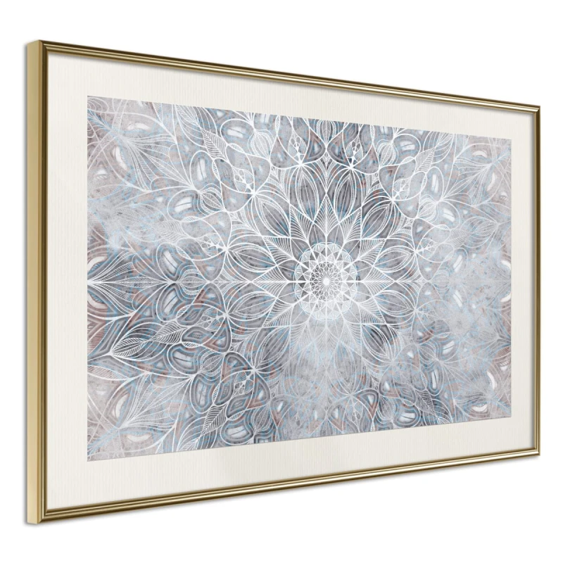Plakat - Zimowa mandala