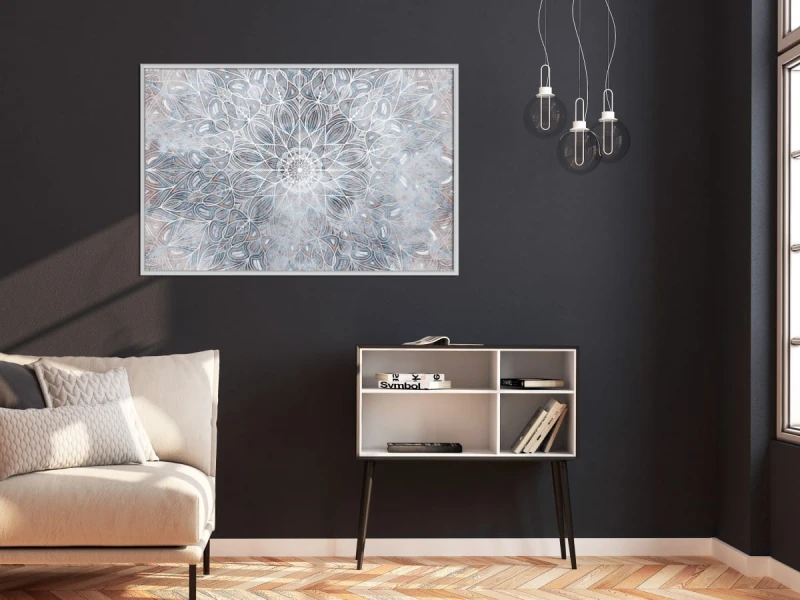 Plakat - Zimowa mandala