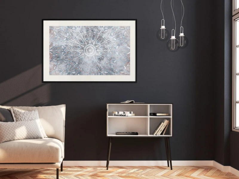 Plakat - Zimowa mandala