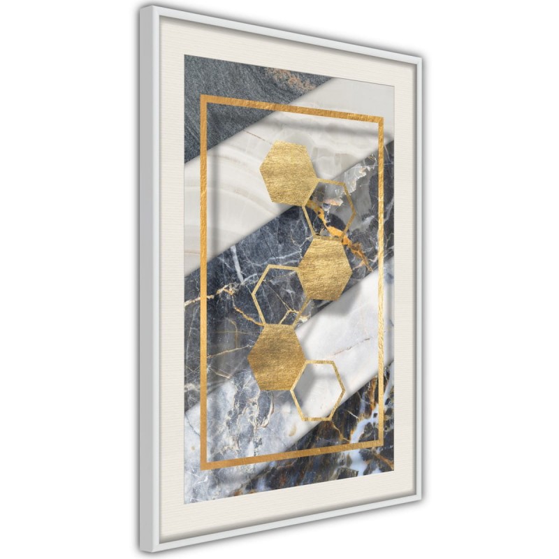 Plakat - Marmurowa kompozycja III