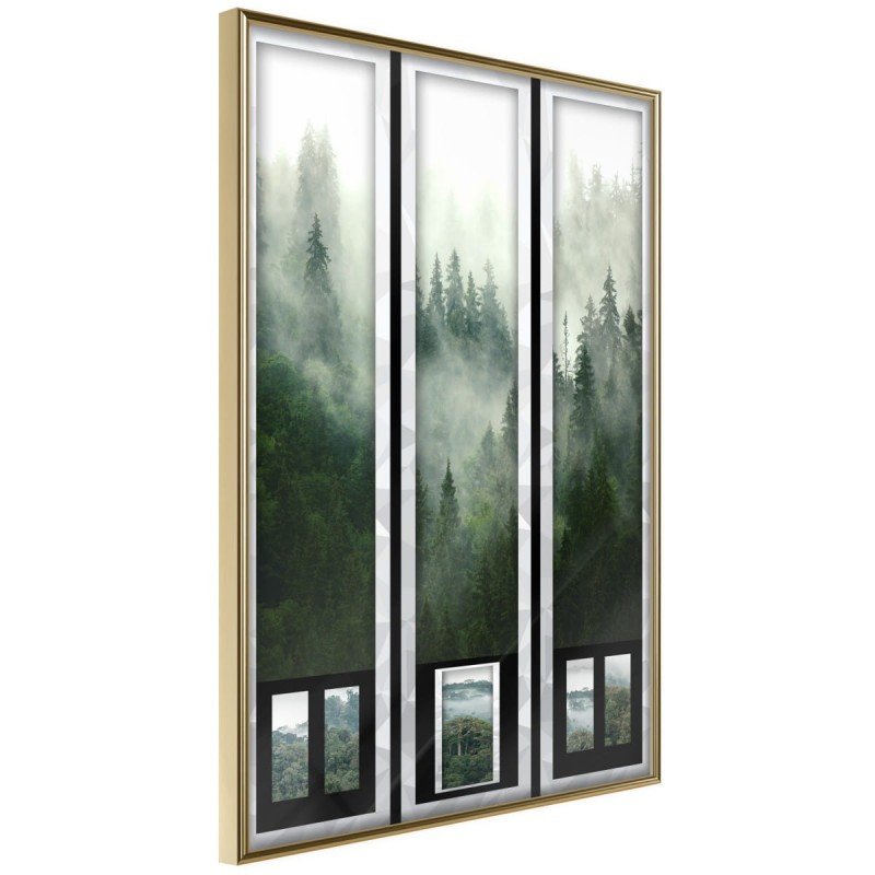Plakat - Odwieczny las – tryptyk