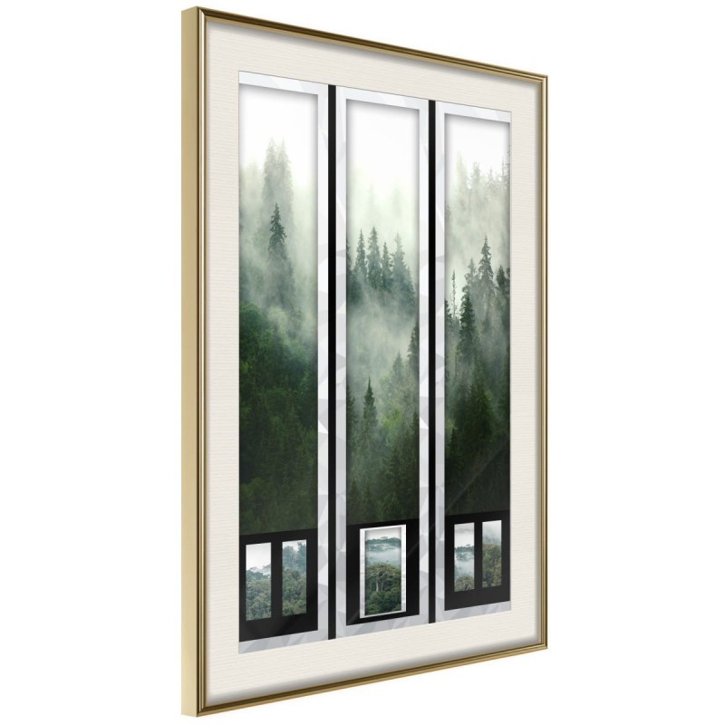Plakat - Odwieczny las – tryptyk