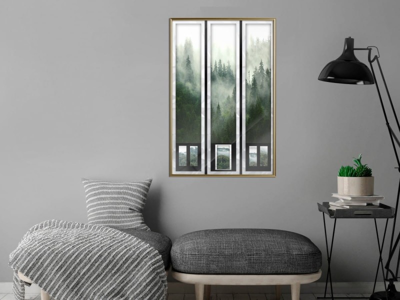 Plakat - Odwieczny las – tryptyk
