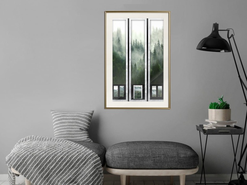 Plakat - Odwieczny las – tryptyk
