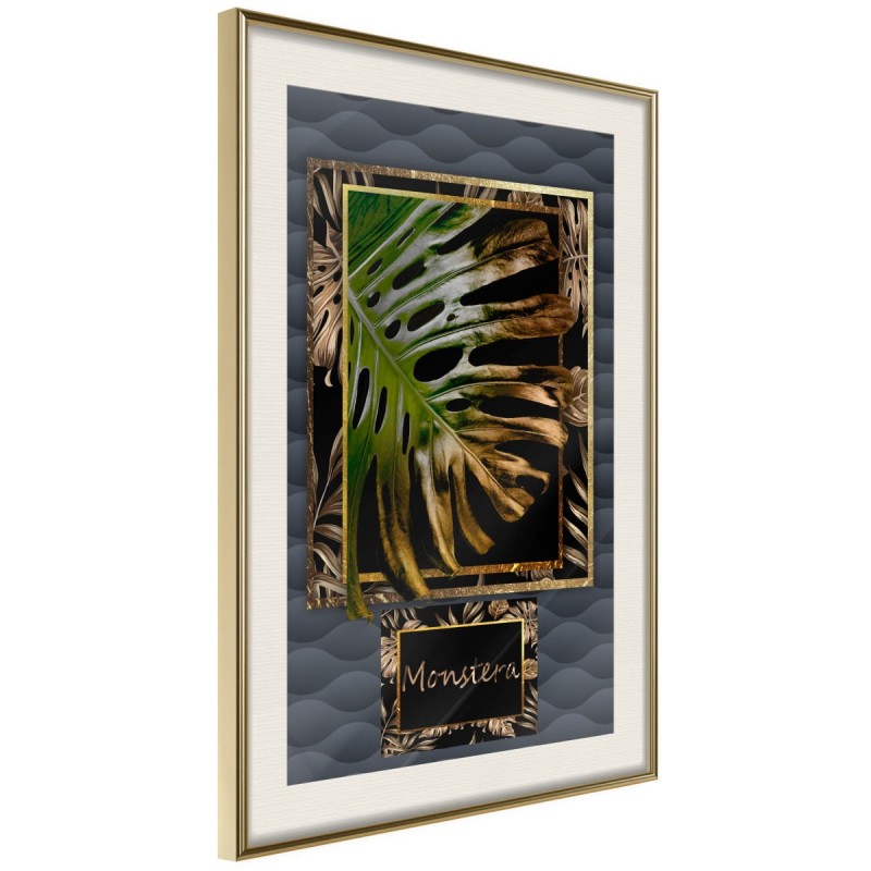 Plakat - Monstera w ramce