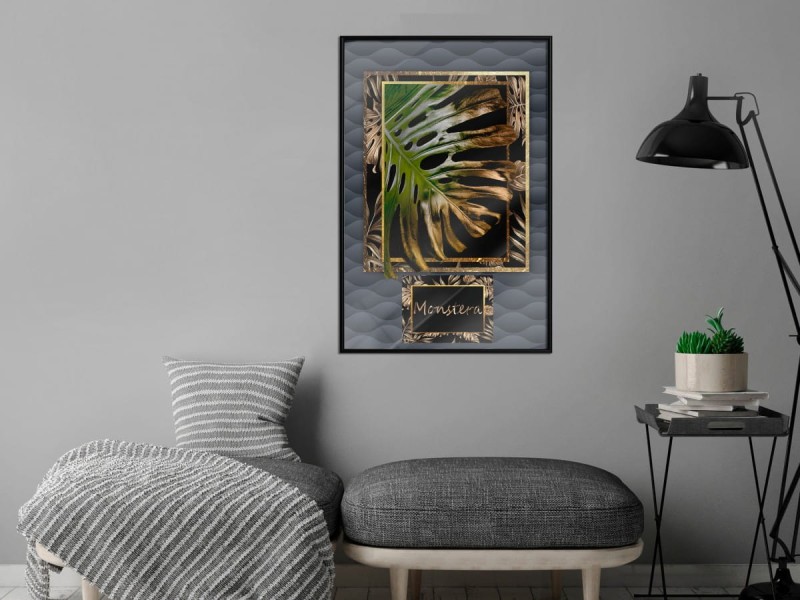 Plakat - Monstera w ramce