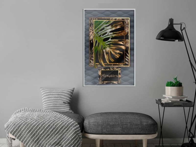 Plakat - Monstera w ramce