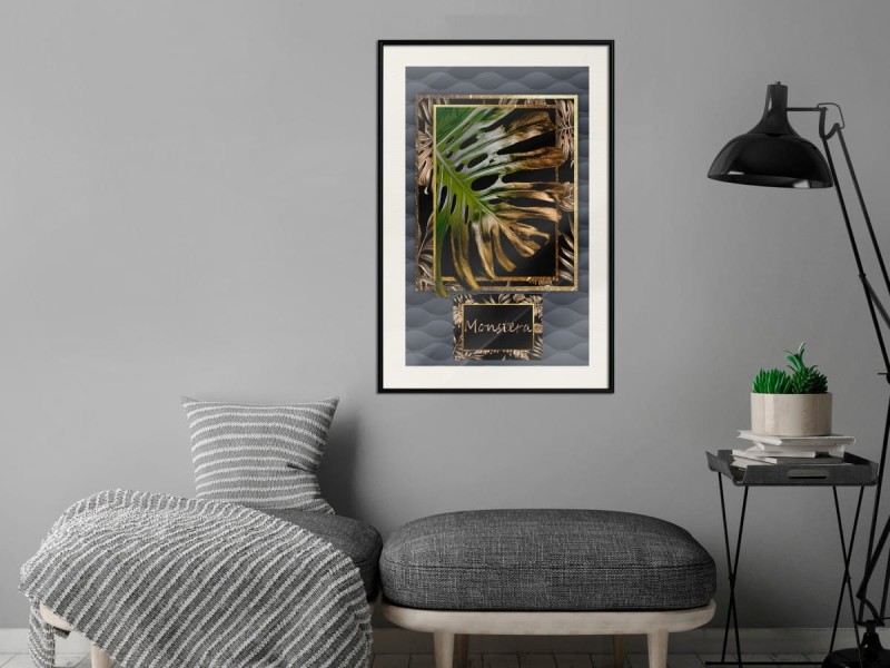 Plakat - Monstera w ramce