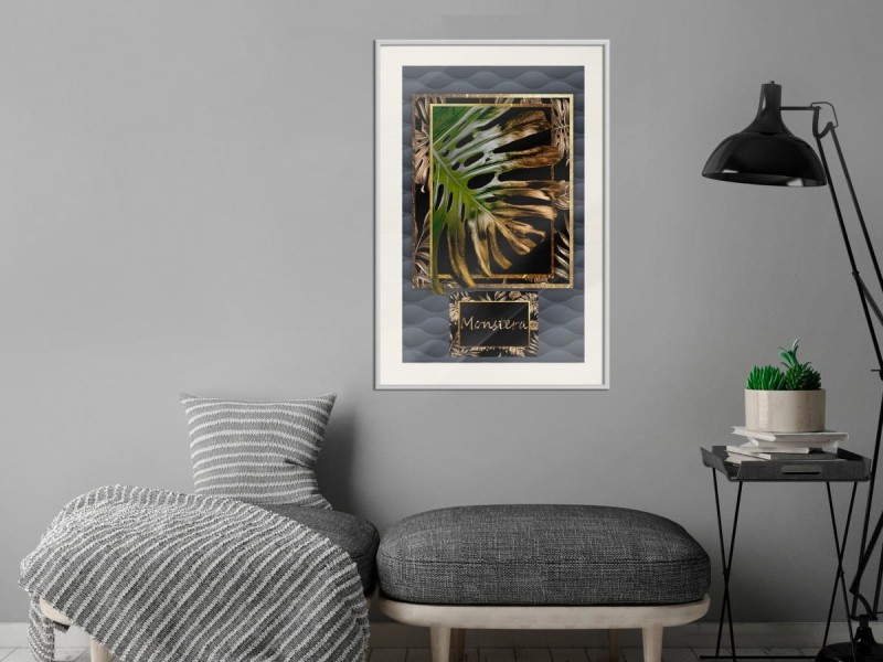 Plakat - Monstera w ramce
