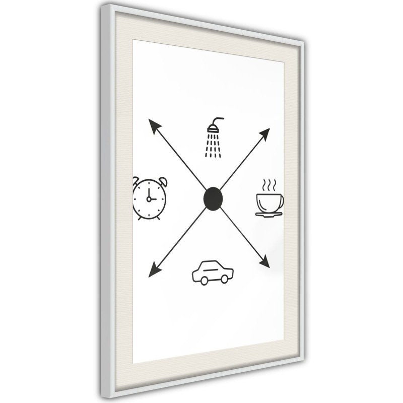Plakat - Poranna rutyna