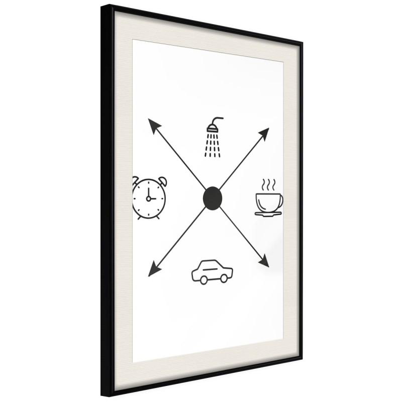 Plakat - Poranna rutyna