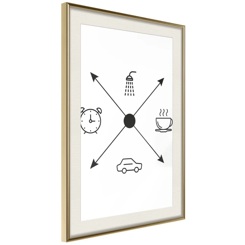 Plakat - Poranna rutyna