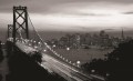 Fototapeta CZARNO BIAŁY GOLDEN GATE BRIDGE 419