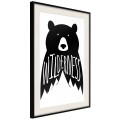 Plakat - Dziki niedźwiedź