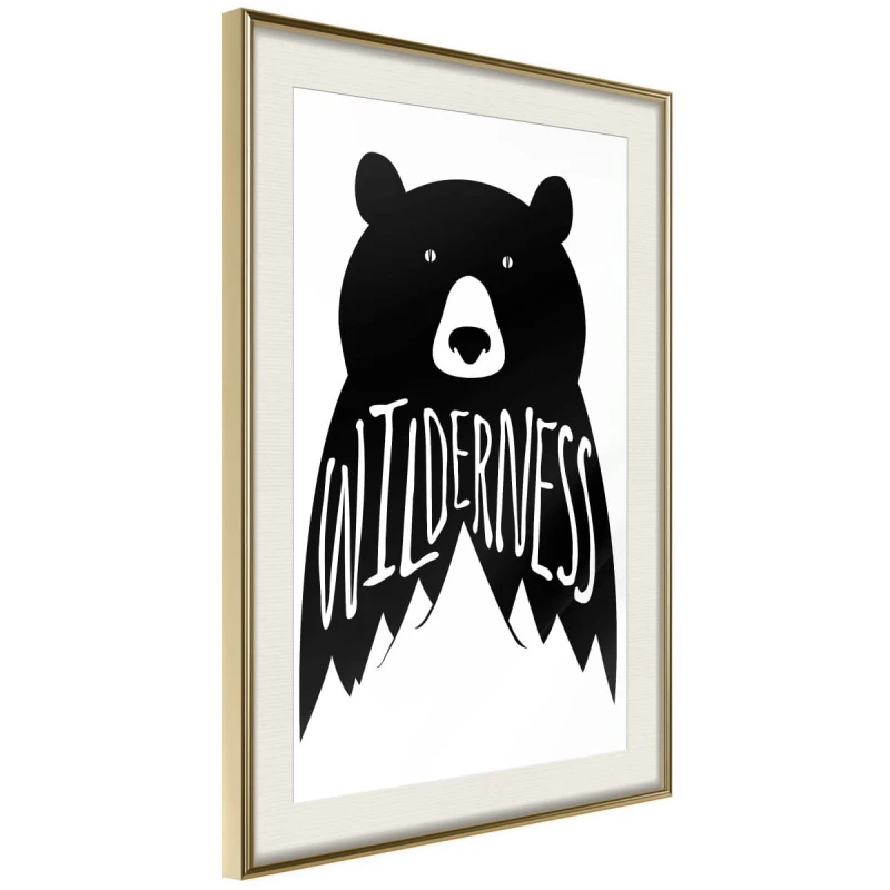 Plakat - Dziki niedźwiedź