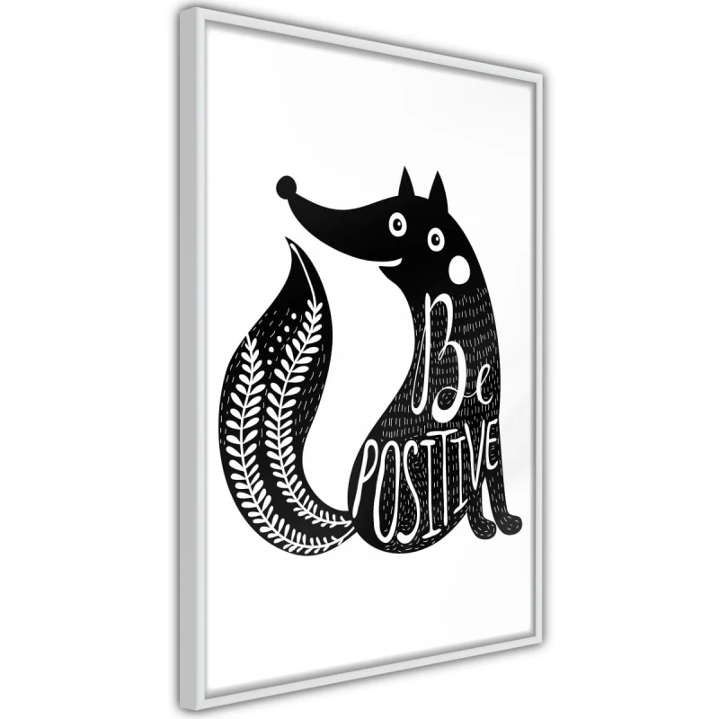 Plakat - Pozytywny lis