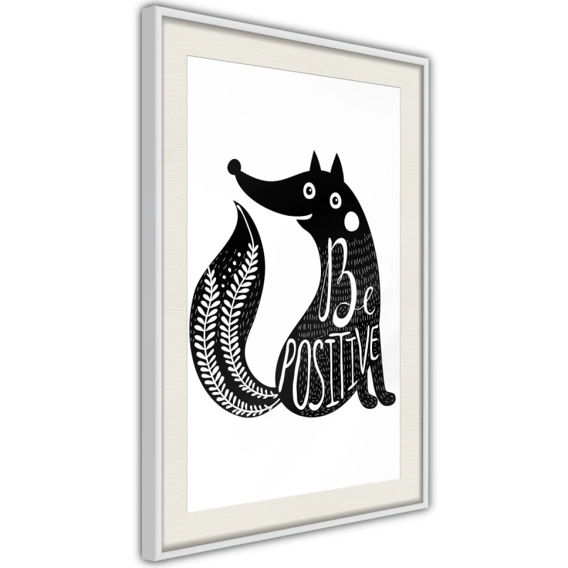 Plakat - Pozytywny lis